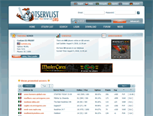 Tablet Screenshot of mexico.otservlist.org