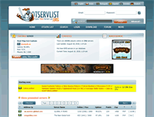 Tablet Screenshot of otservlist.org